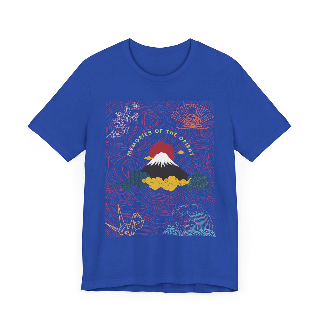 Blue Orient Memories Jersey Tee & Lime Origami B.B. Shorts Combo Pack