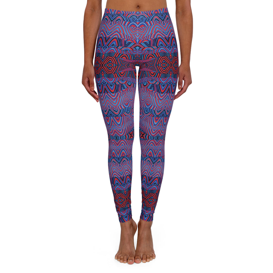 Red Sonic Racer Back Sports Bra & Spandex Leggings Bundle