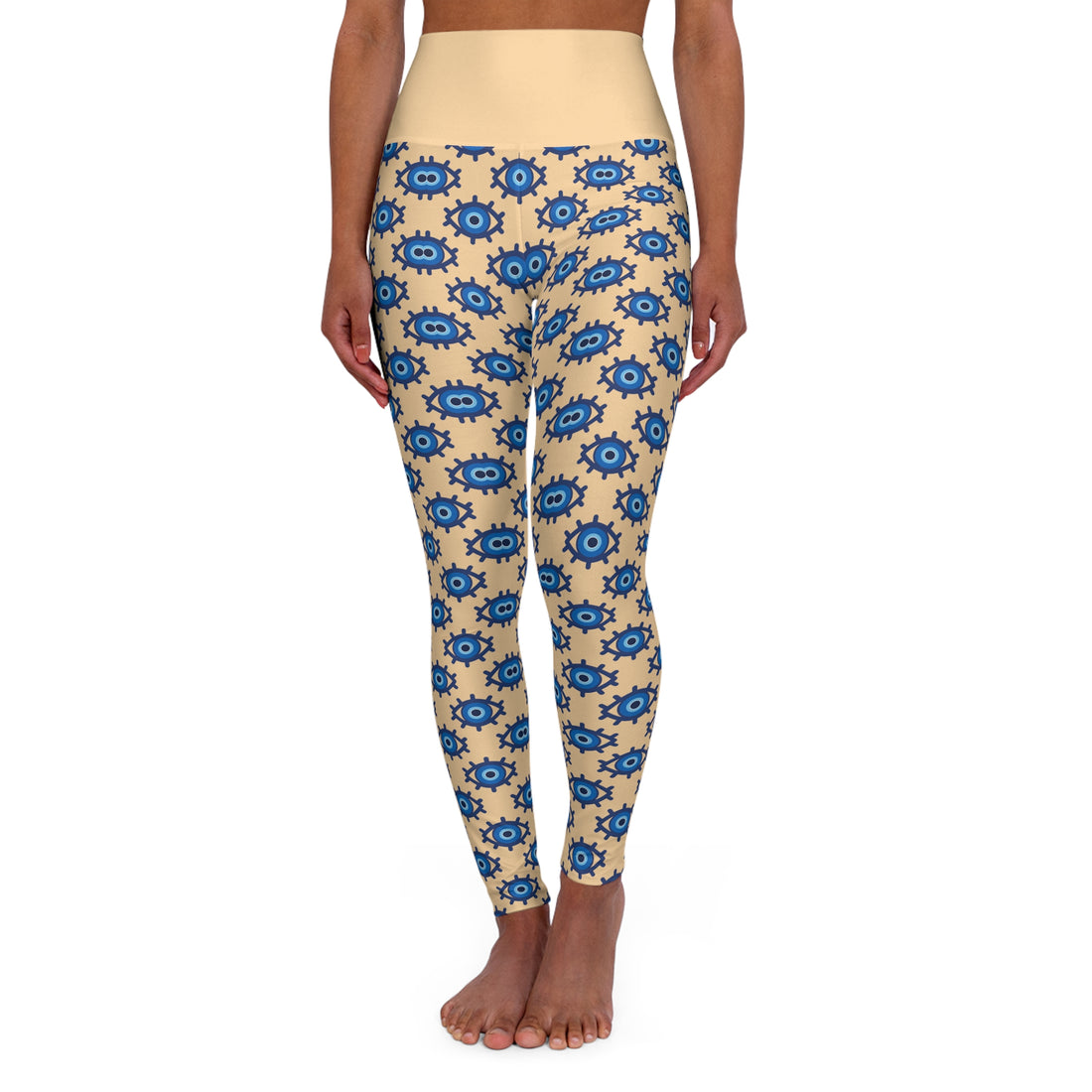 Tuscan Evil Eye Racer Back Sports Bra & Yoga Leggings Bundle