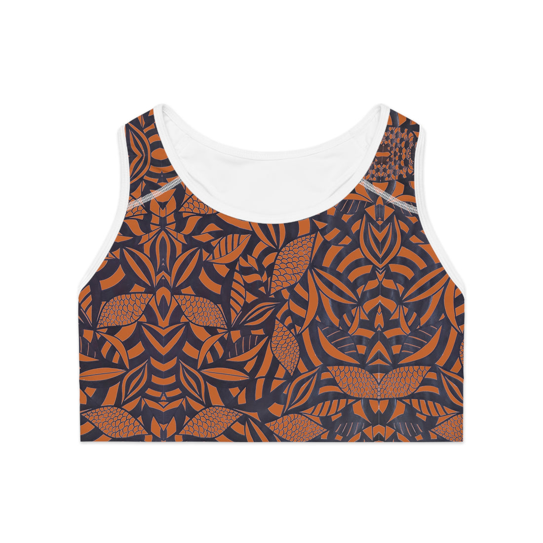 Cinnamon Tropical Minimalist Racerback Sports Bra & Yoga Legging Bundle