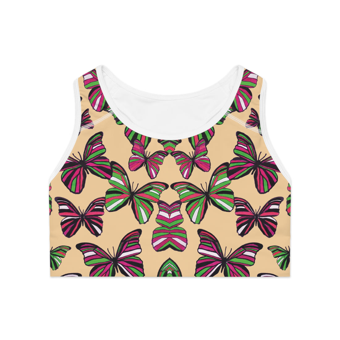 Tuscan Butterfly Racer Back Sports Bra & Yoga Leggings Bundle