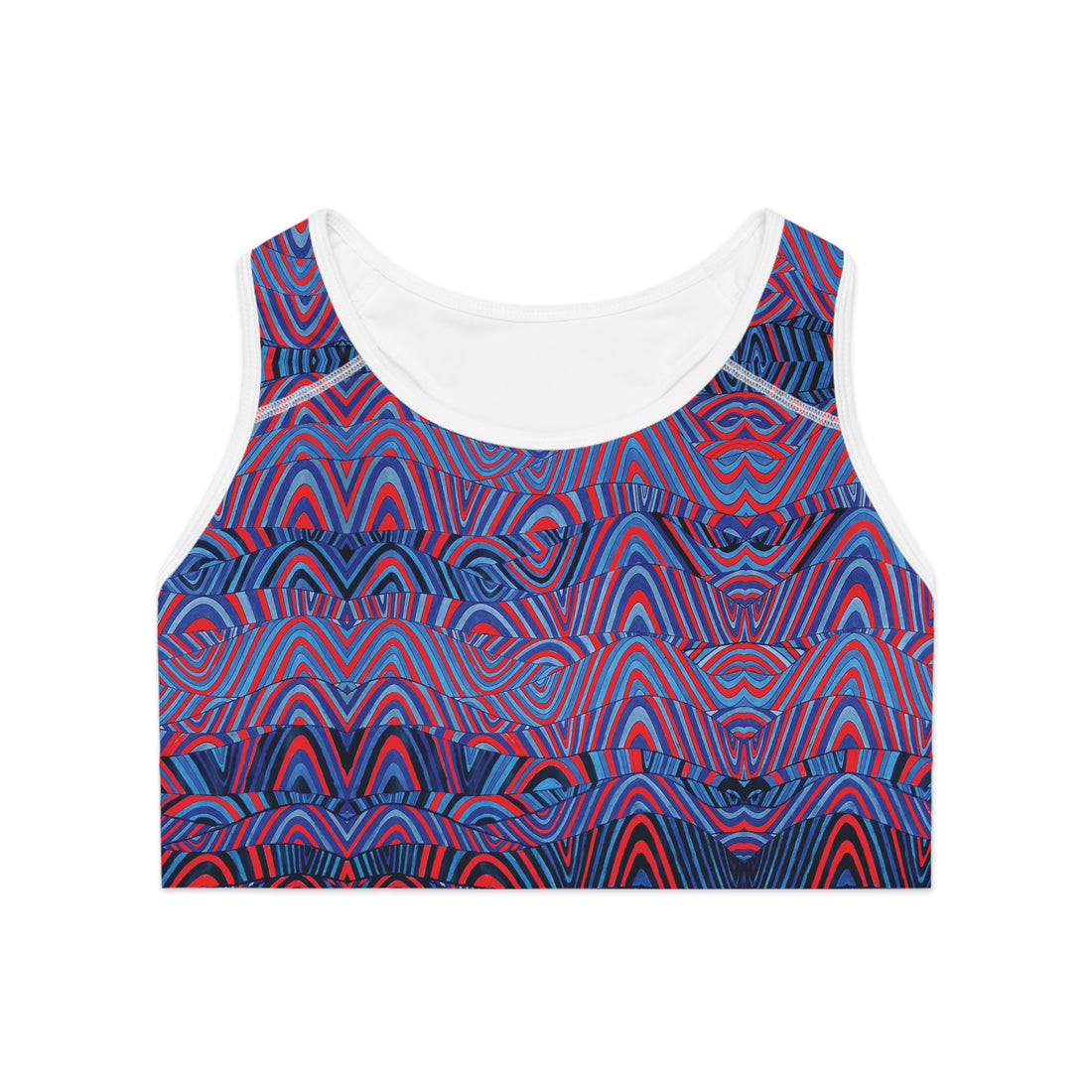 Red Sonic Racer Back Sports Bra & Spandex Leggings Bundle