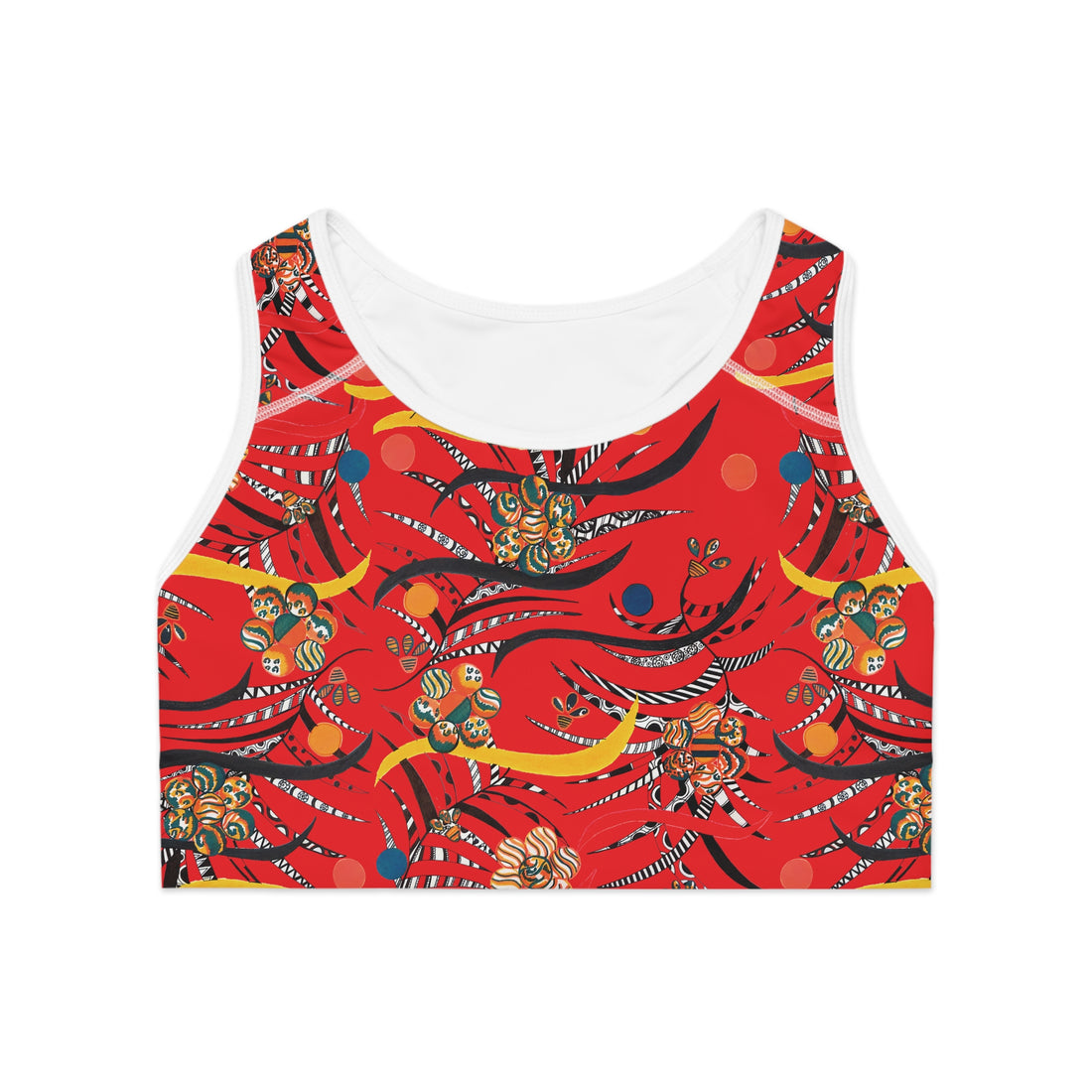 Red Wilderness Racerback Sports Bra & Spandex Legging Bundle