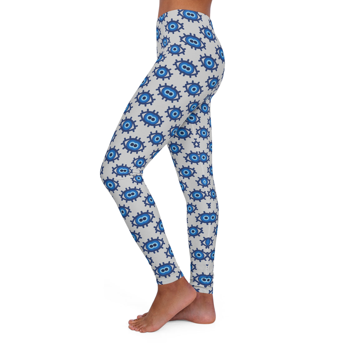 Evil Eye Print Spandex Leggings