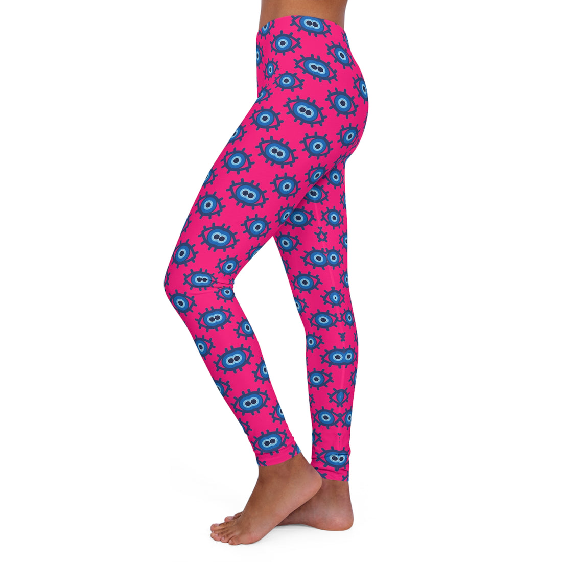 Evil Eye Print Spandex Leggings