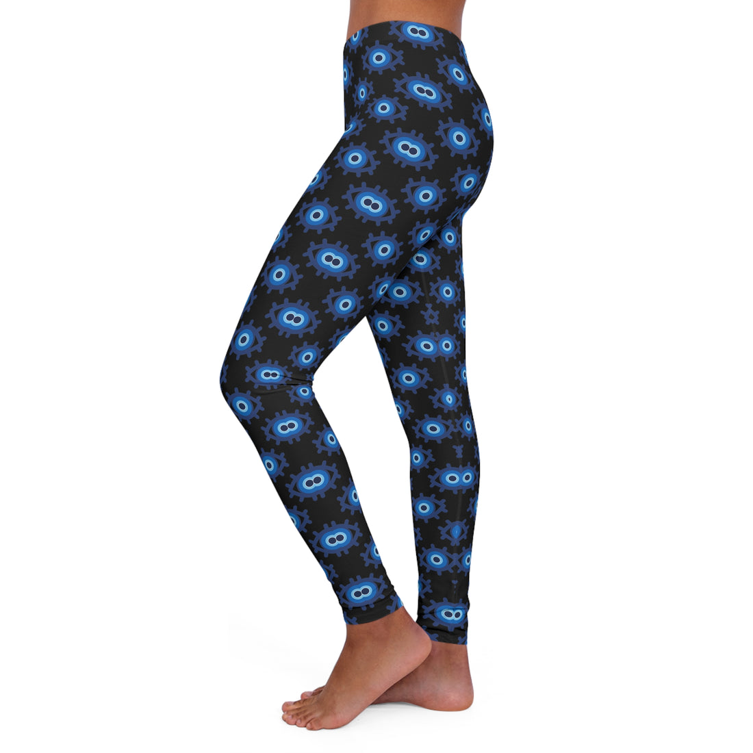 Evil Eye Print Spandex Leggings