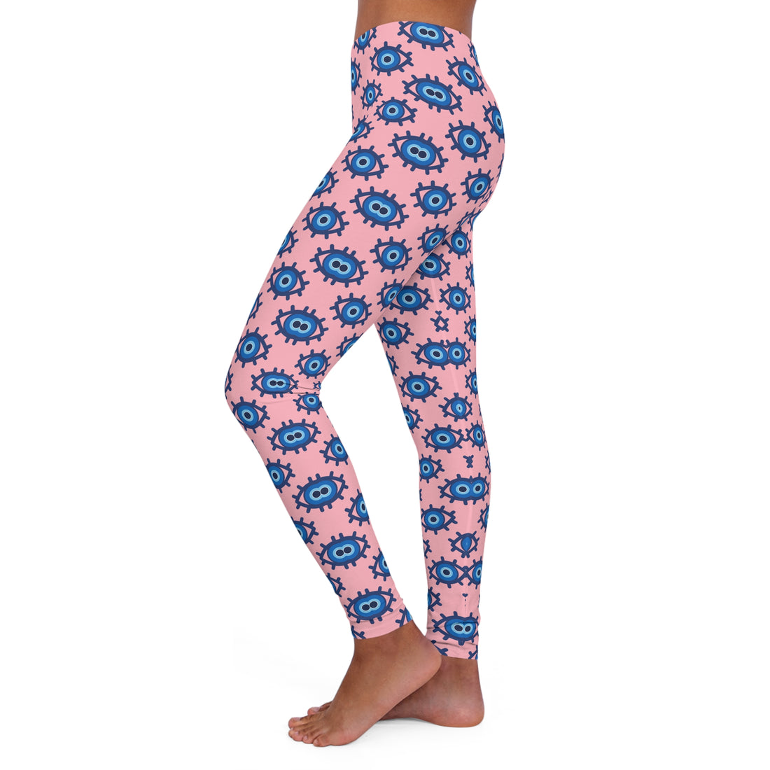 Evil Eye Print Spandex Leggings