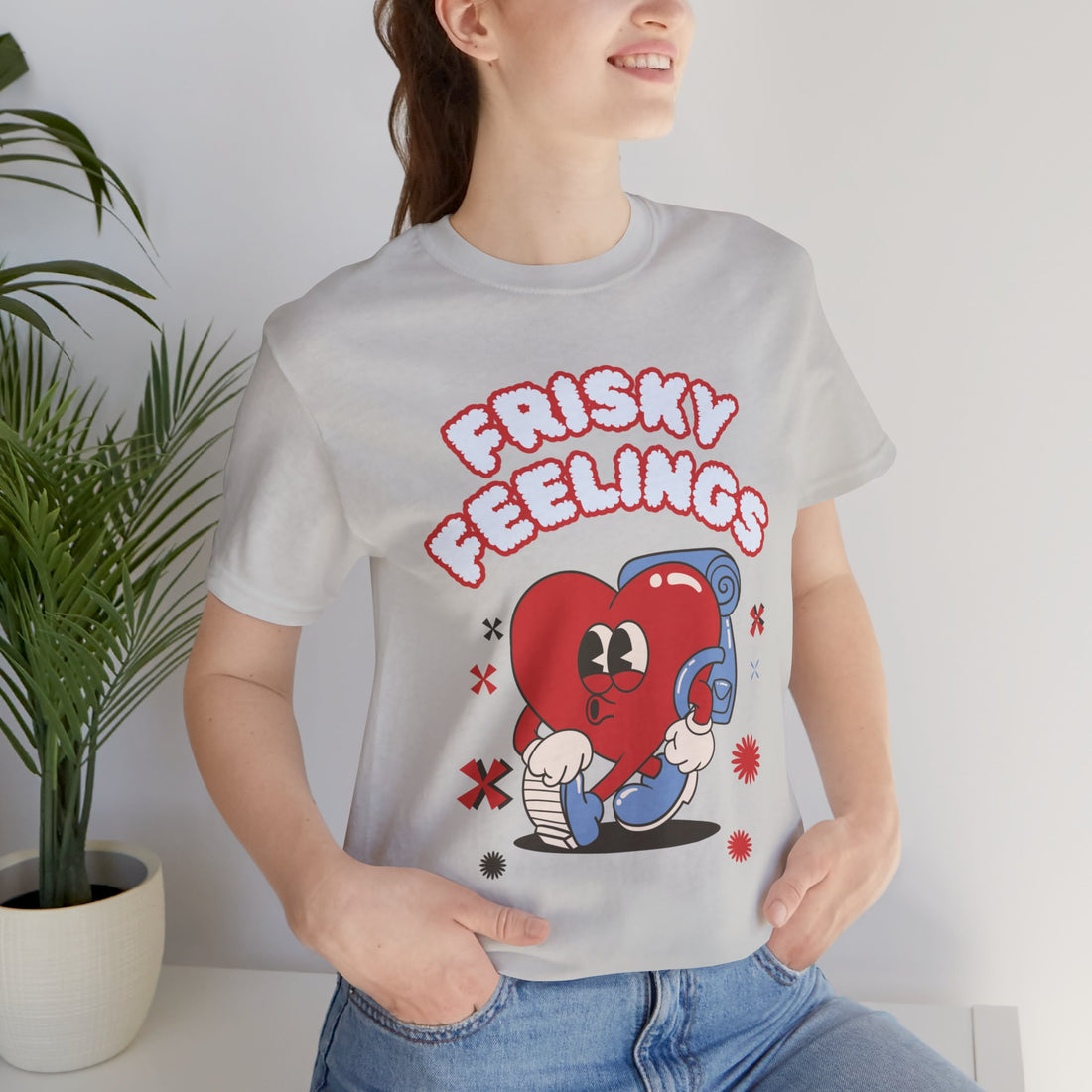 Frisky Feelings Unisex Jersey Tee