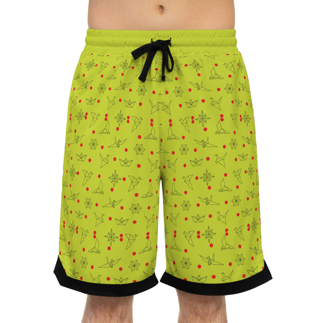 Blue Orient Memories Jersey Tee & Lime Origami B.B. Shorts Combo Pack