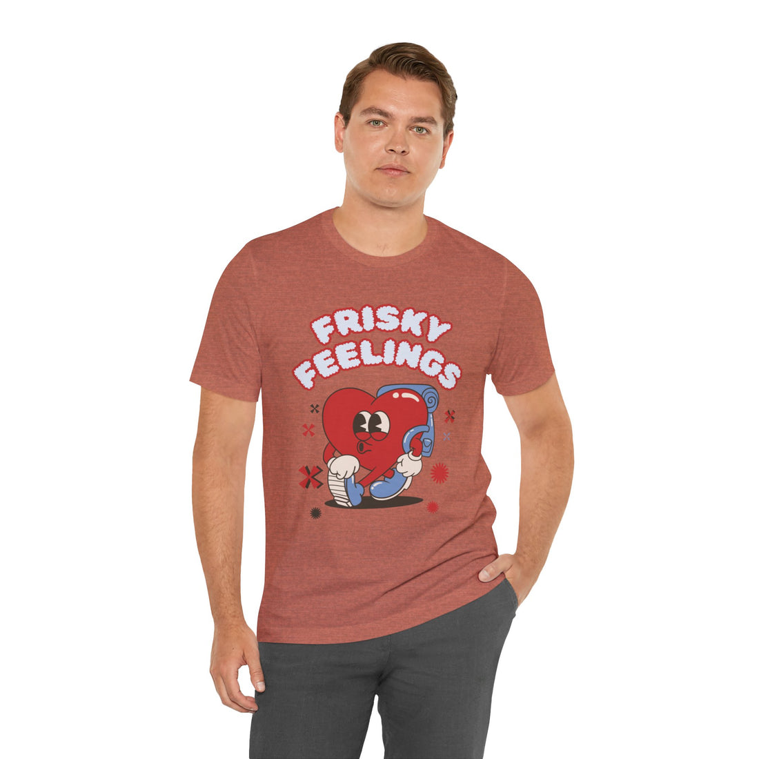 Frisky Feelings Unisex Jersey Tee