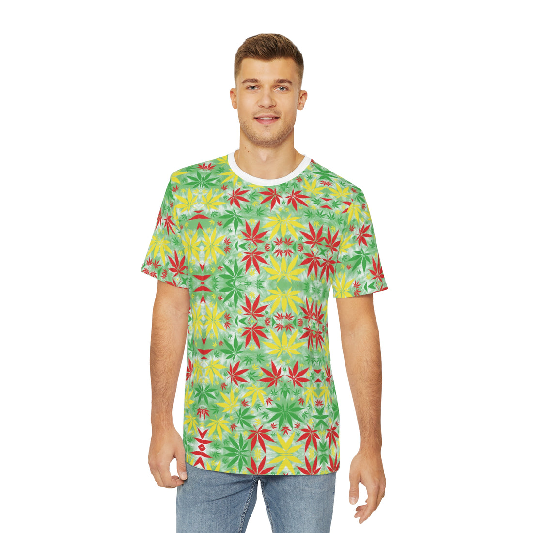 Tropical Men's Polyester Tee (AOP)