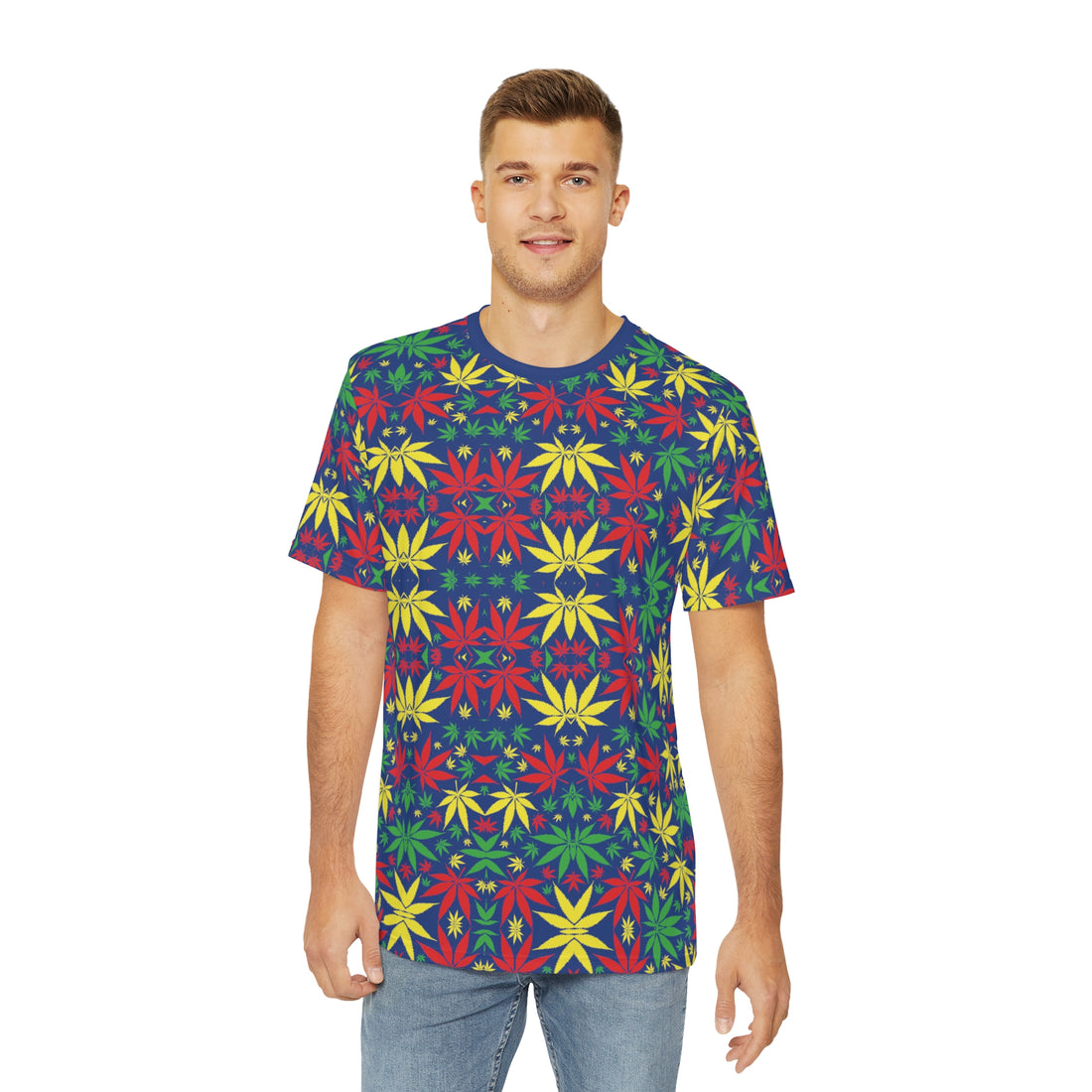 Tropical Men's Polyester Tee (AOP)