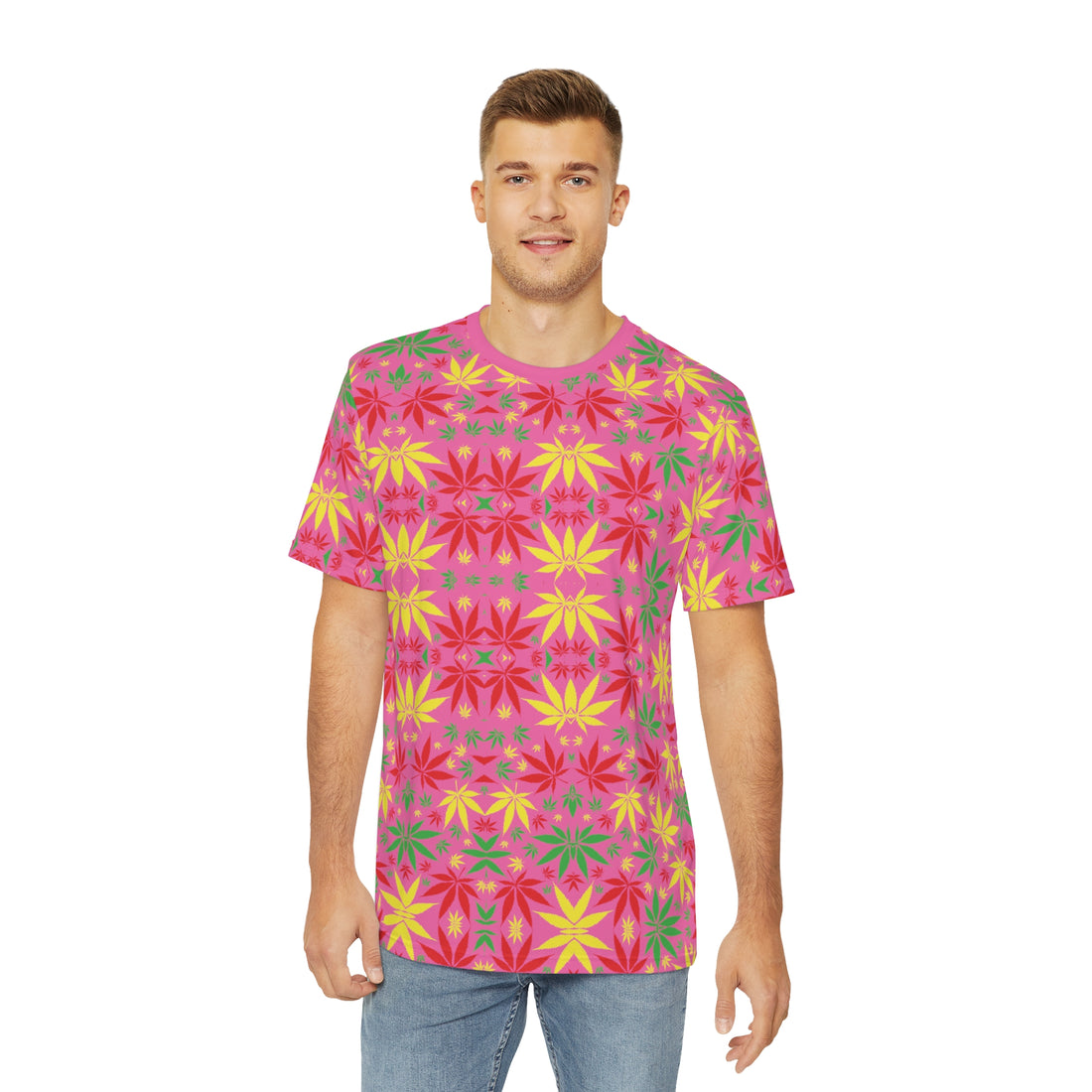 Tropical Men's Polyester Tee (AOP)