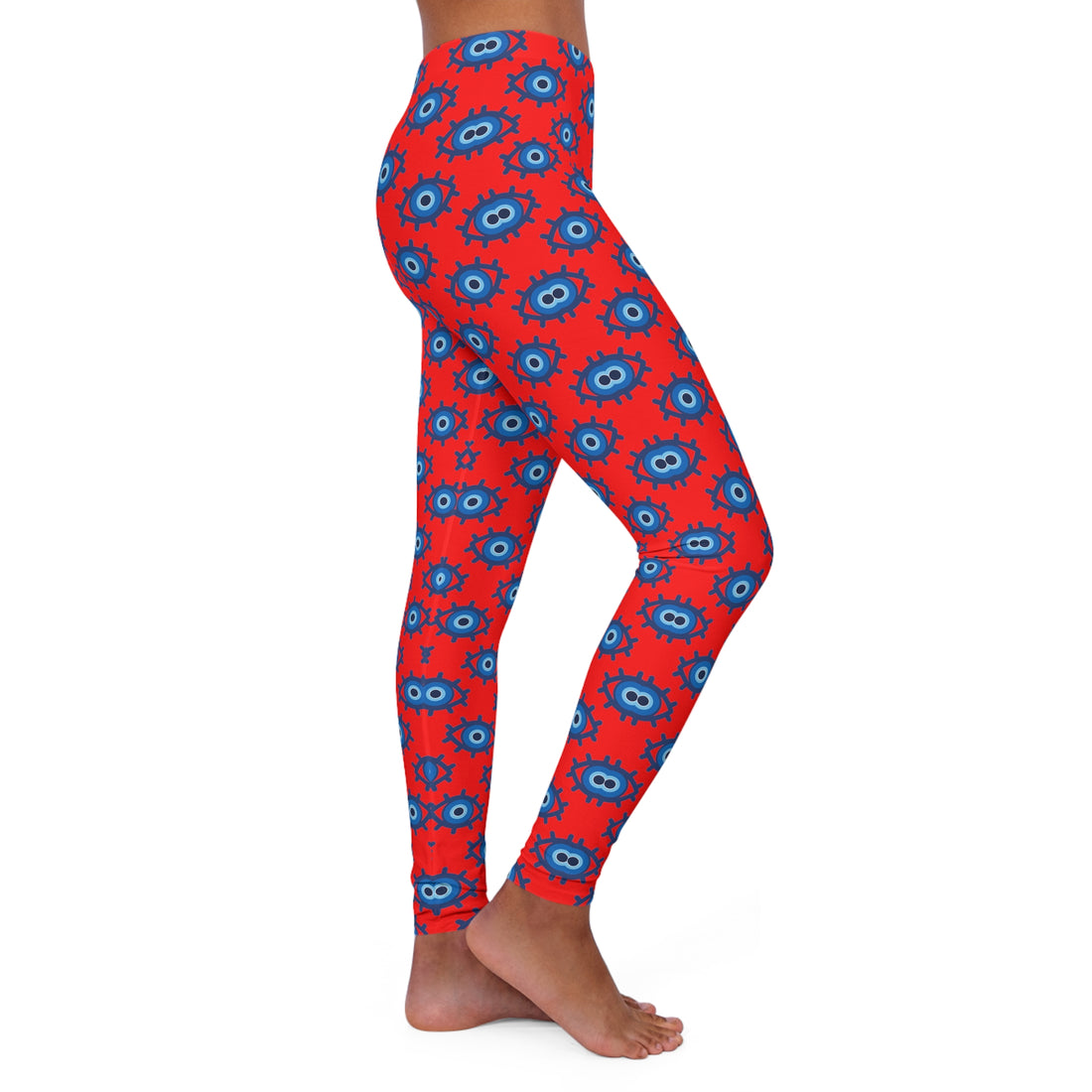 Evil Eye Print Spandex Leggings