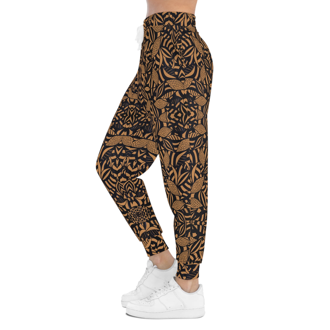 Mocha Tropical Minimalist Unisex Joggers