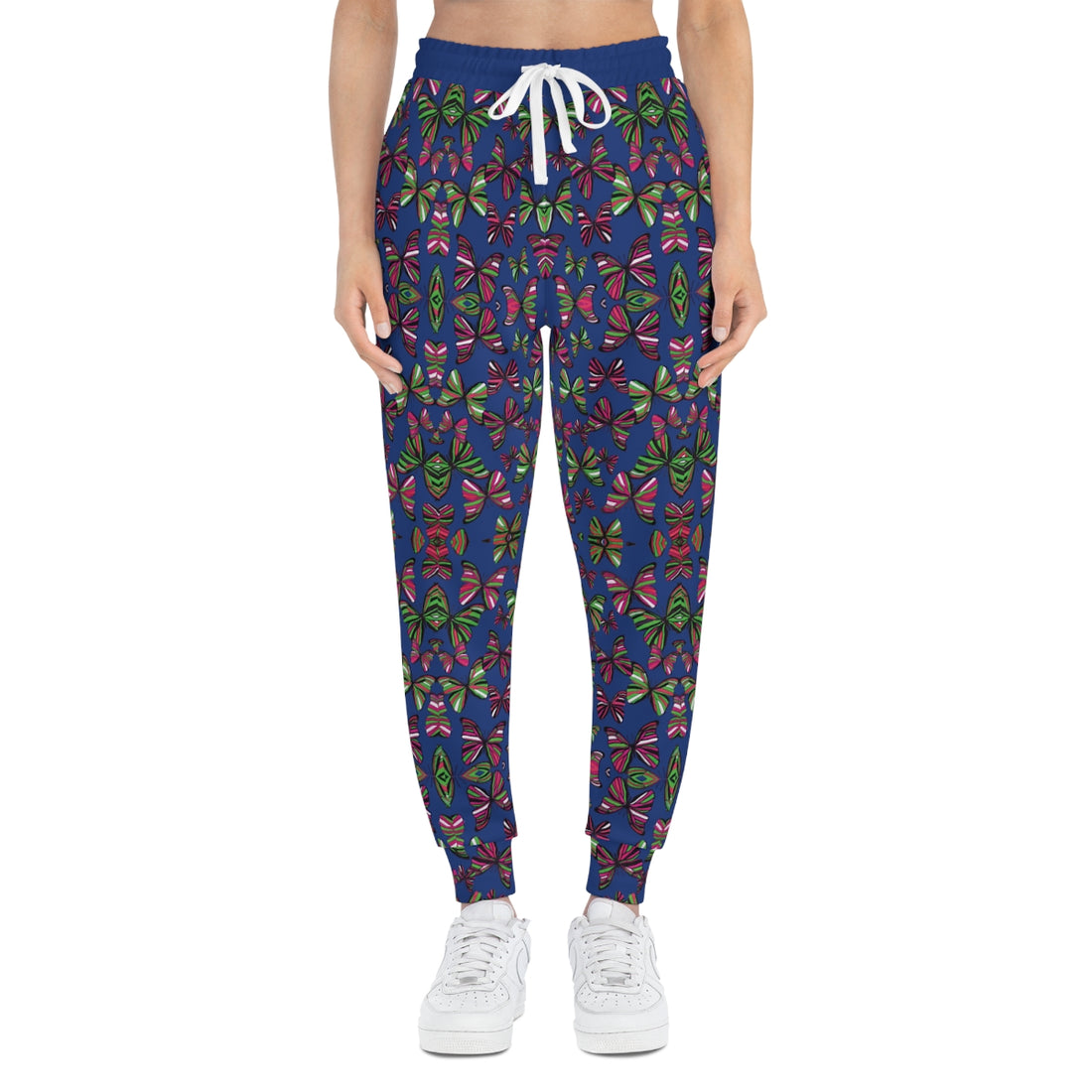 Blue Butterflies Kaleidoscope AOP Joggers