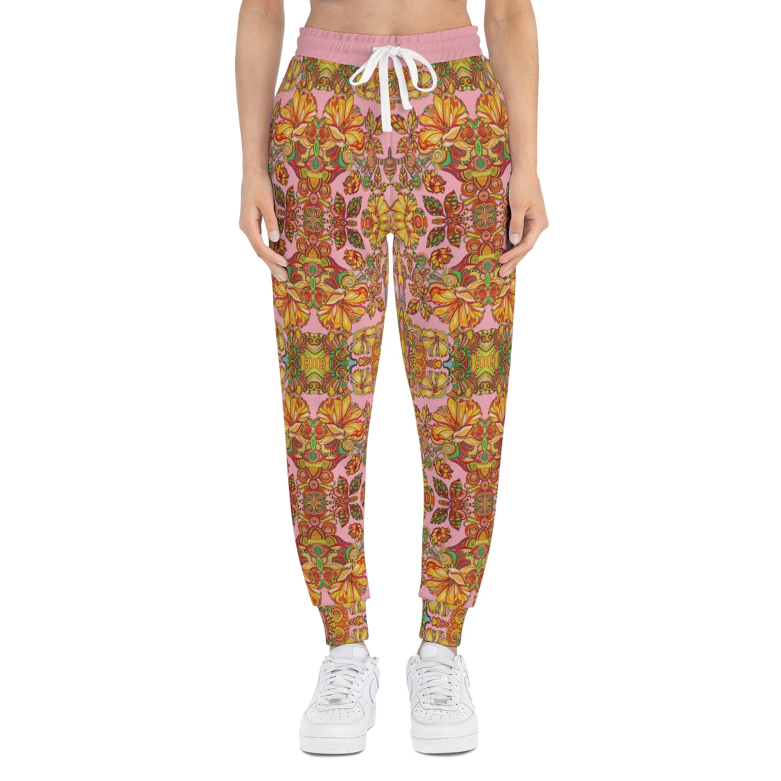 Blush AOP Artsy Floral Joggers