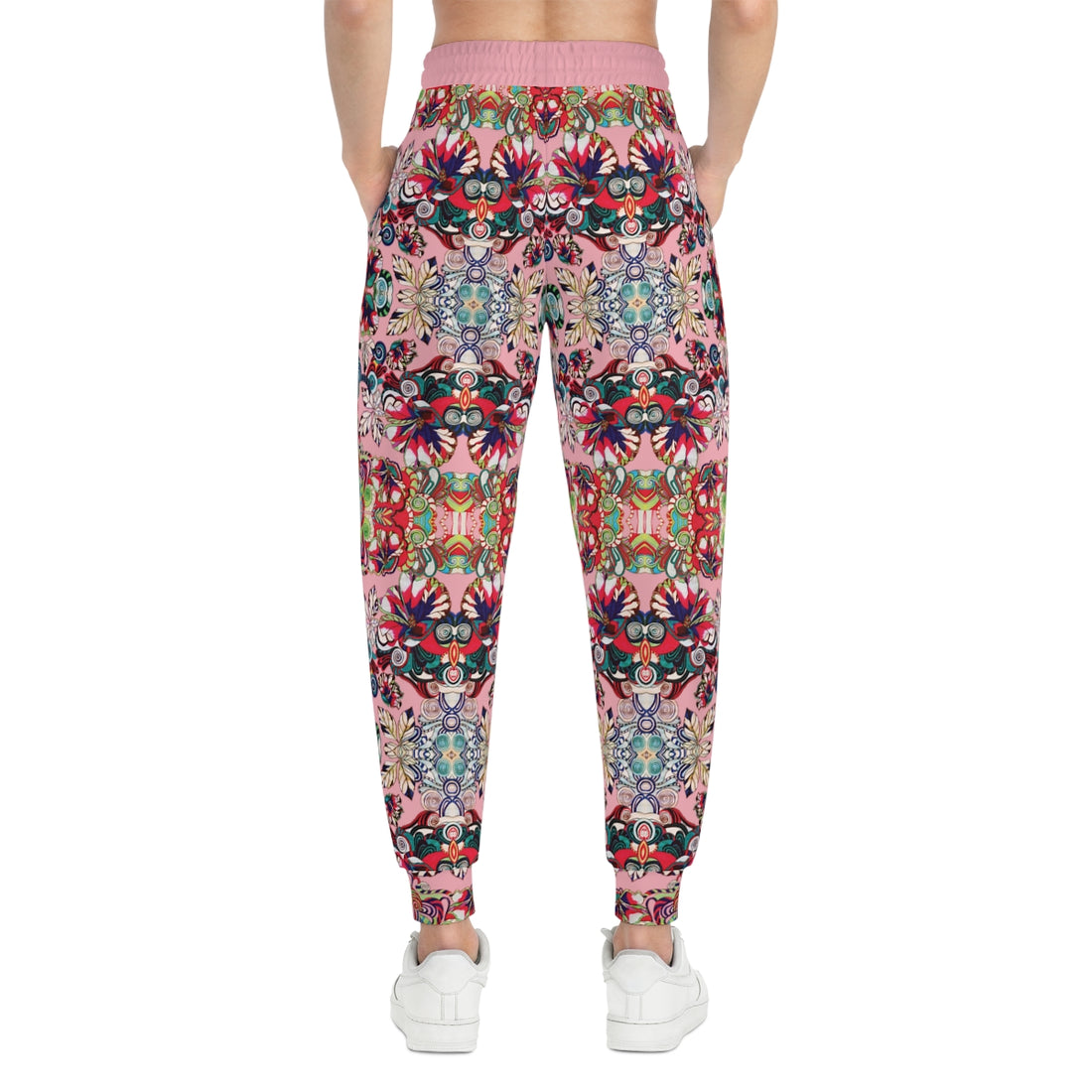 Blush Graphic Floral Pop AOP Joggers