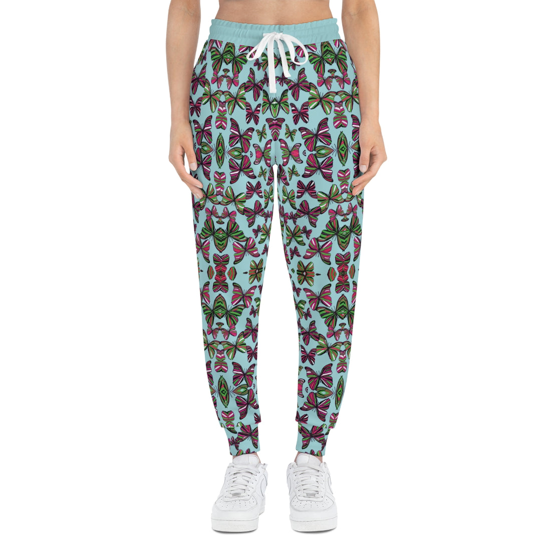 Icy Butterflies Kaleidoscope AOP Joggers