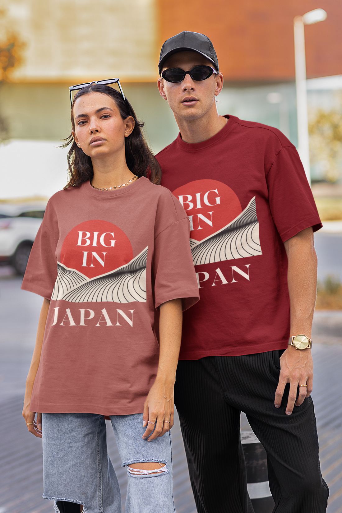 Unisex Big In Japan Typography Jersey Tee