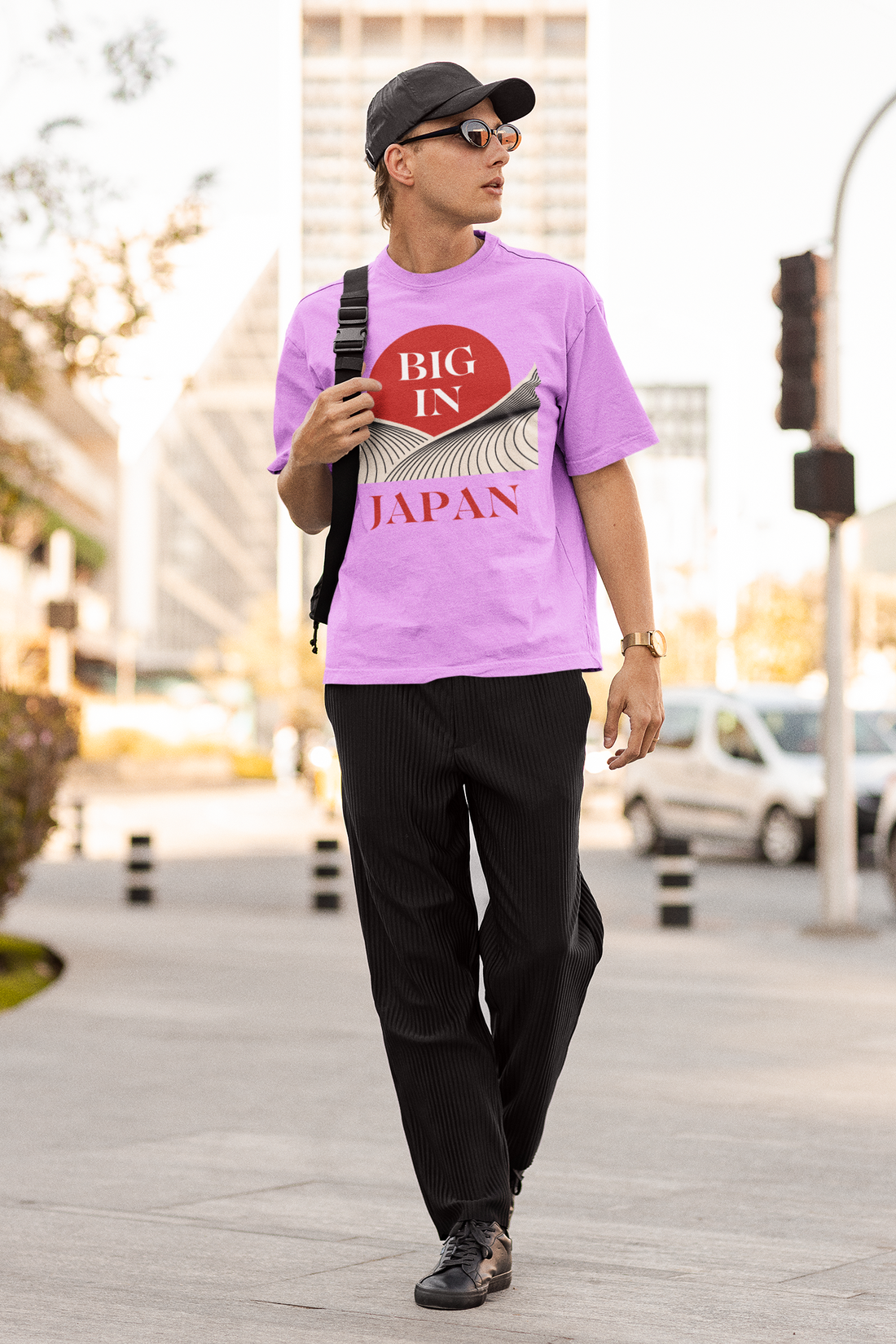 Unisex Big In Japan Typography Jersey Tee