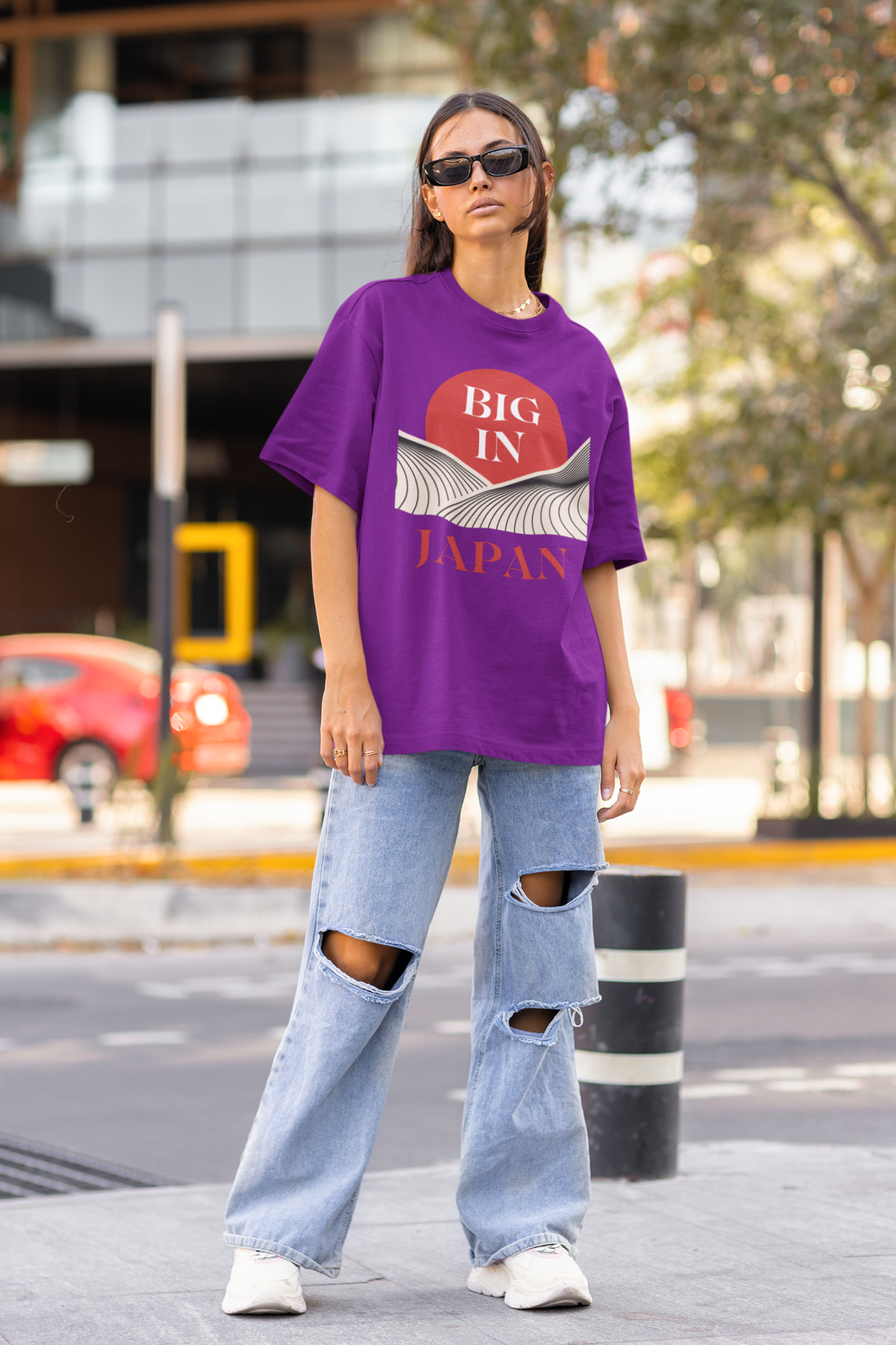 Unisex Big In Japan Typography Jersey Tee