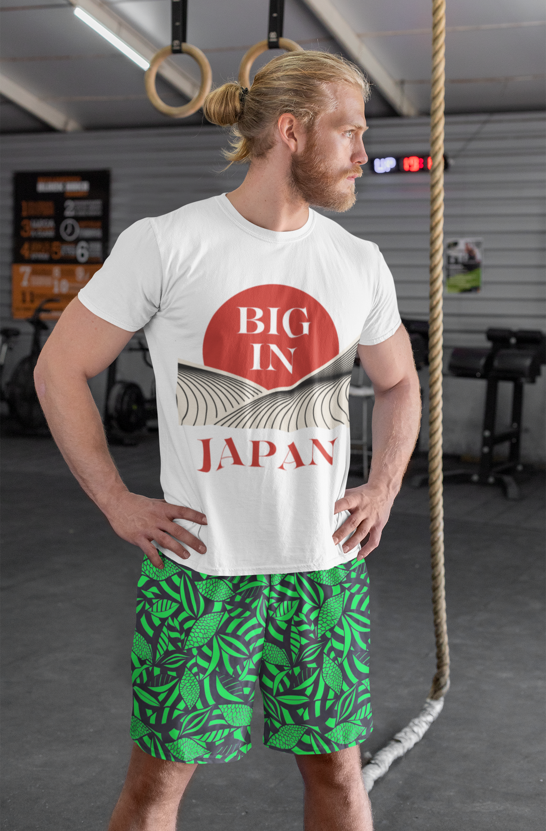 Unisex Big In Japan Typography Jersey Tee