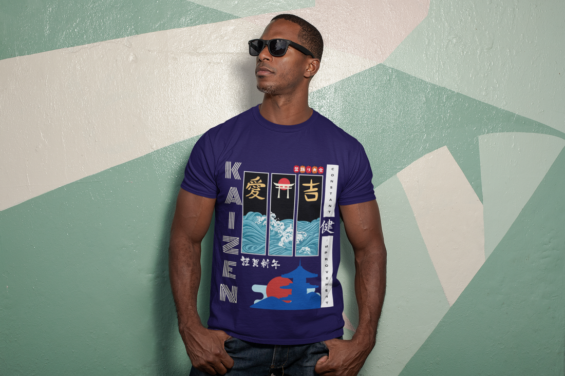 Kaizen Philosophy Typography Unisex Jersey Tee