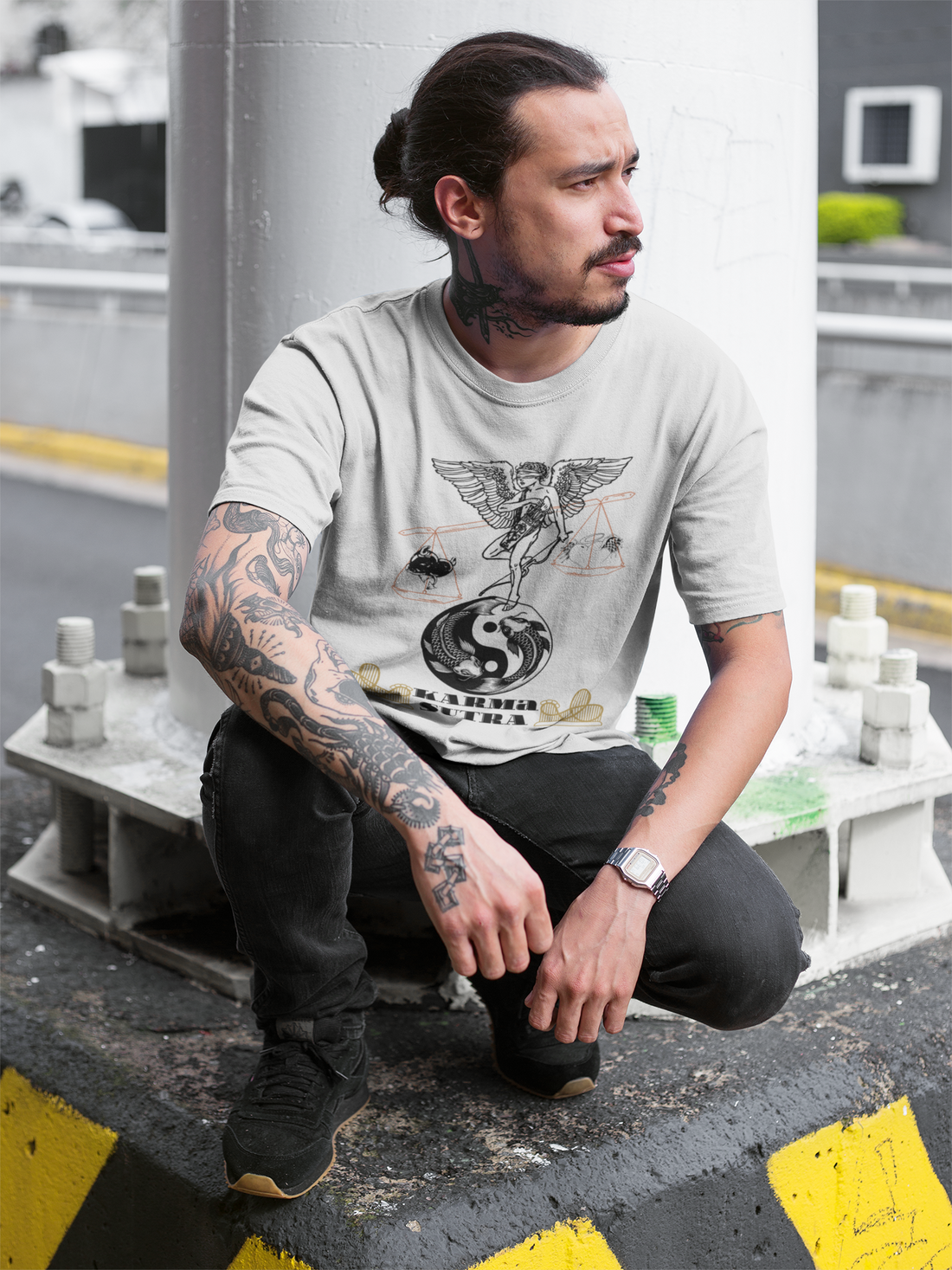 Karma Typography Unisex Jersey Tee