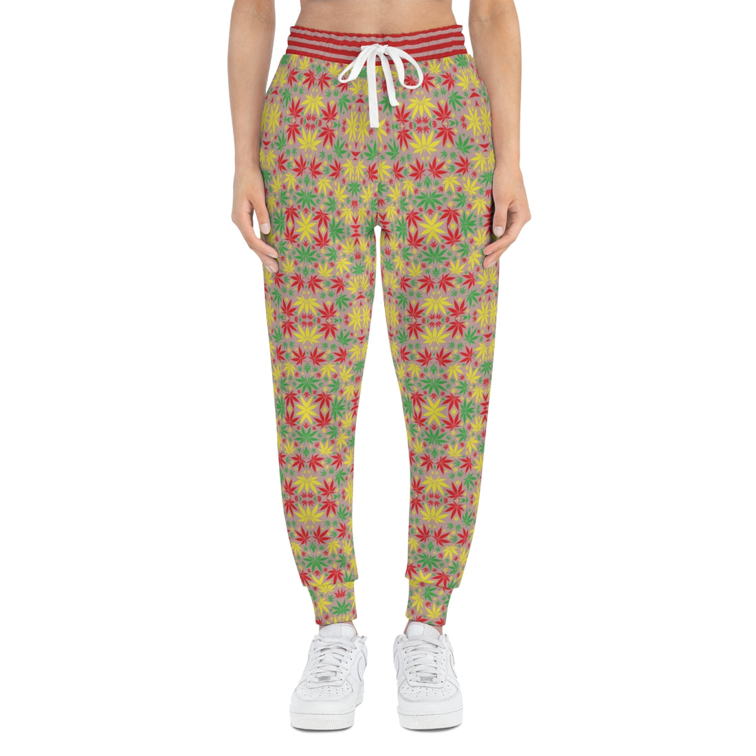 Taupe Tropical Rasta toned Unisex Joggers
