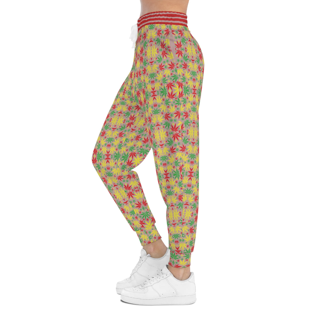 Taupe Tropical Rasta toned Unisex Joggers