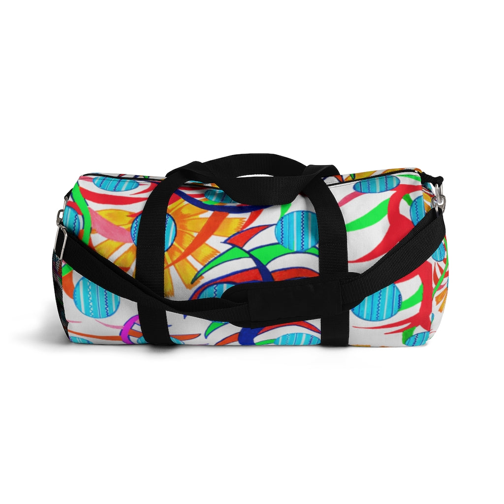Sunflower Jet White Duffel Bag