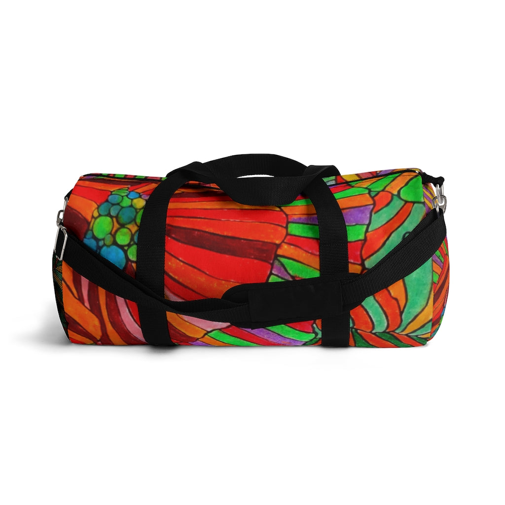 Wild Flower Hearts Duffel Bag