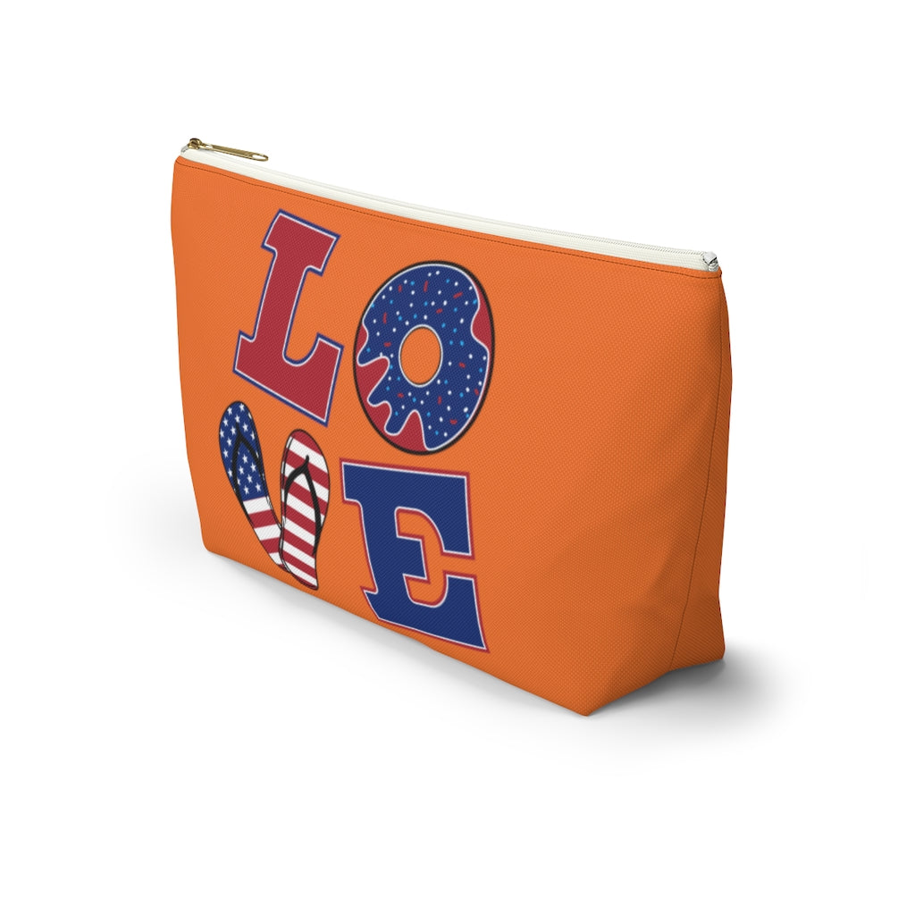 Love Orange Accessory Pouch
