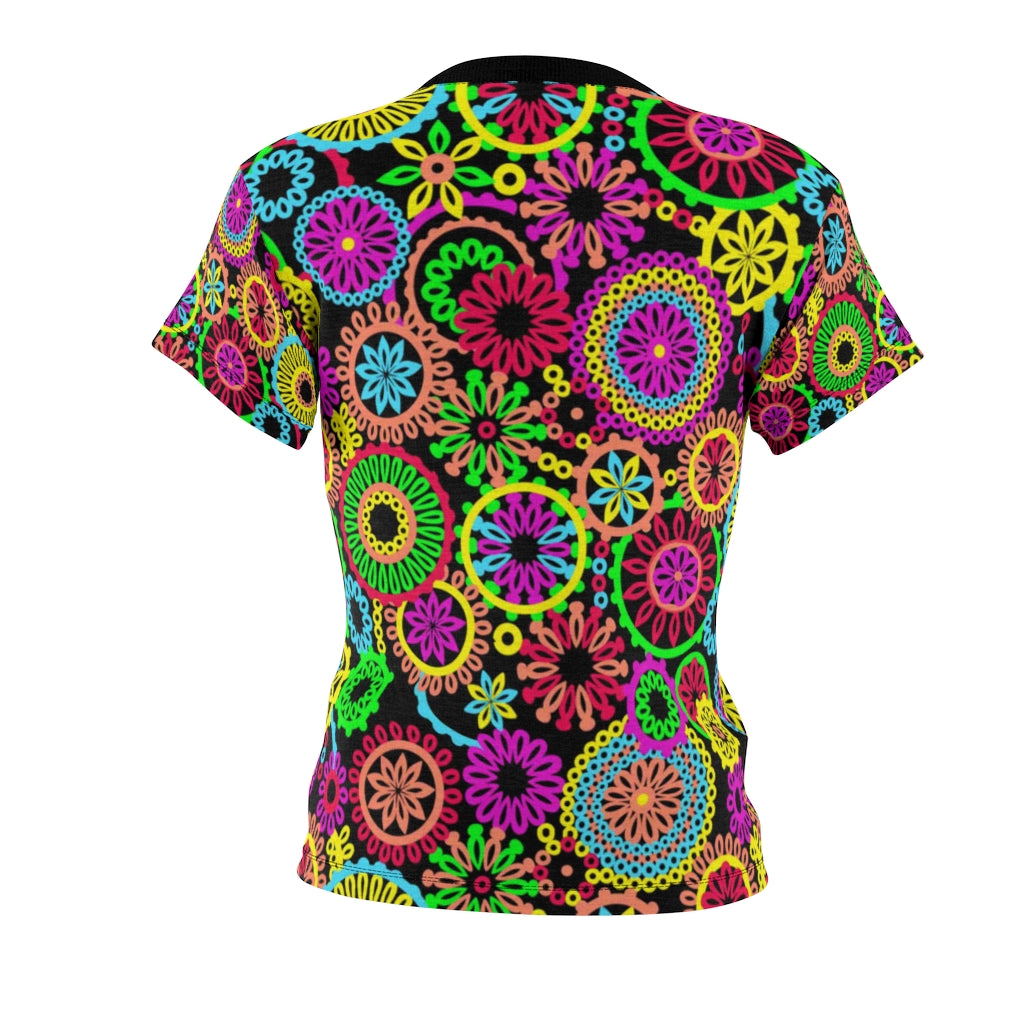 70's Vibe Black AOP Tee