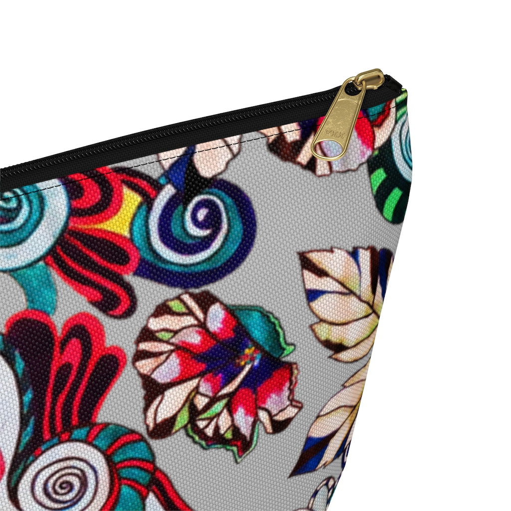 Floral Pop Slate Accessory Pouch