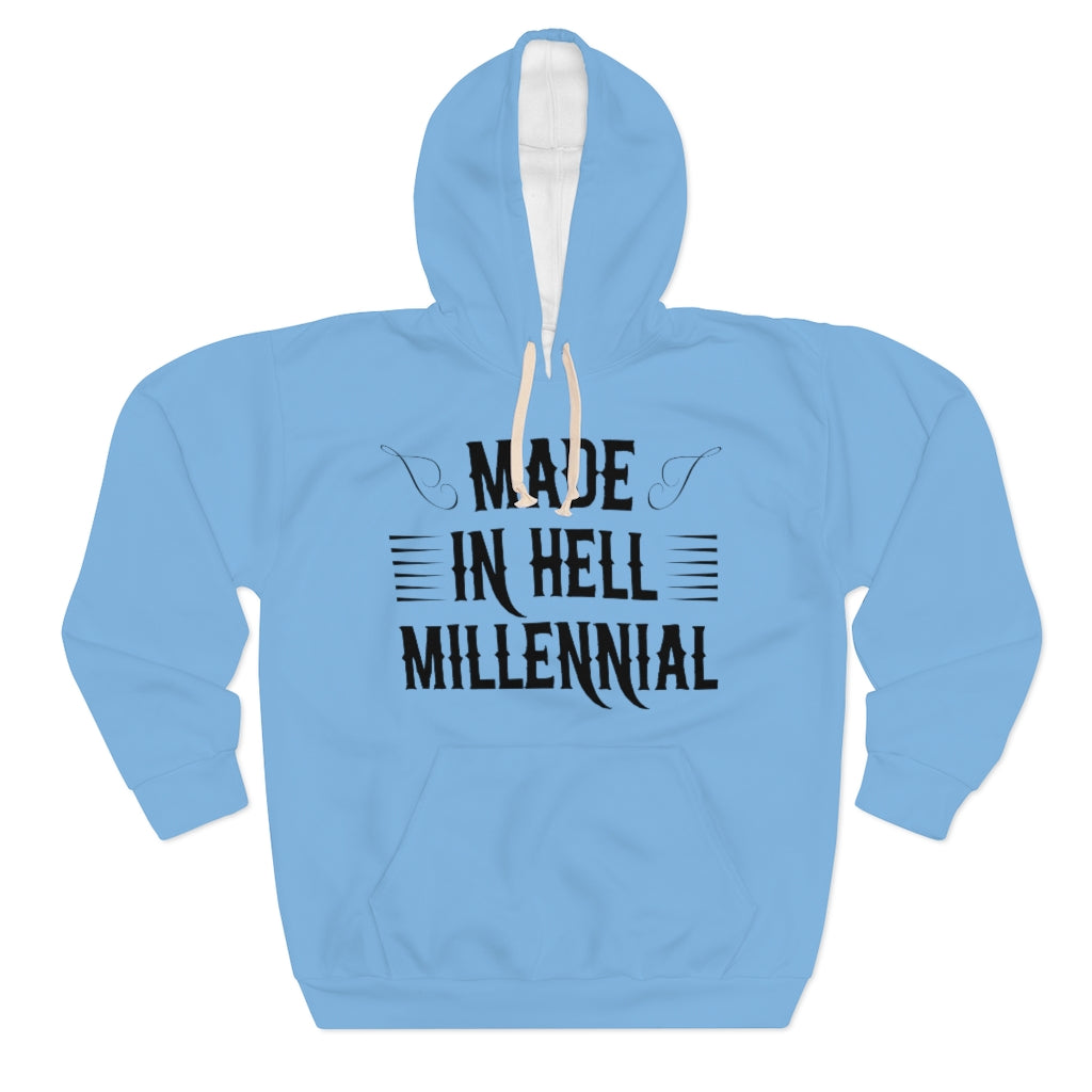 Millennial Pullover Sky Blue Hoodie