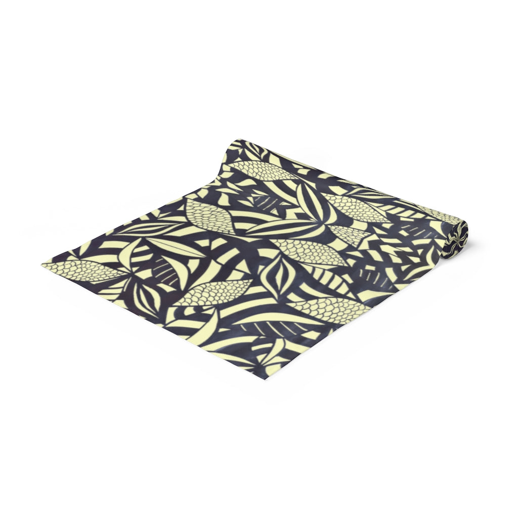 Tropical Cream Table Runner
