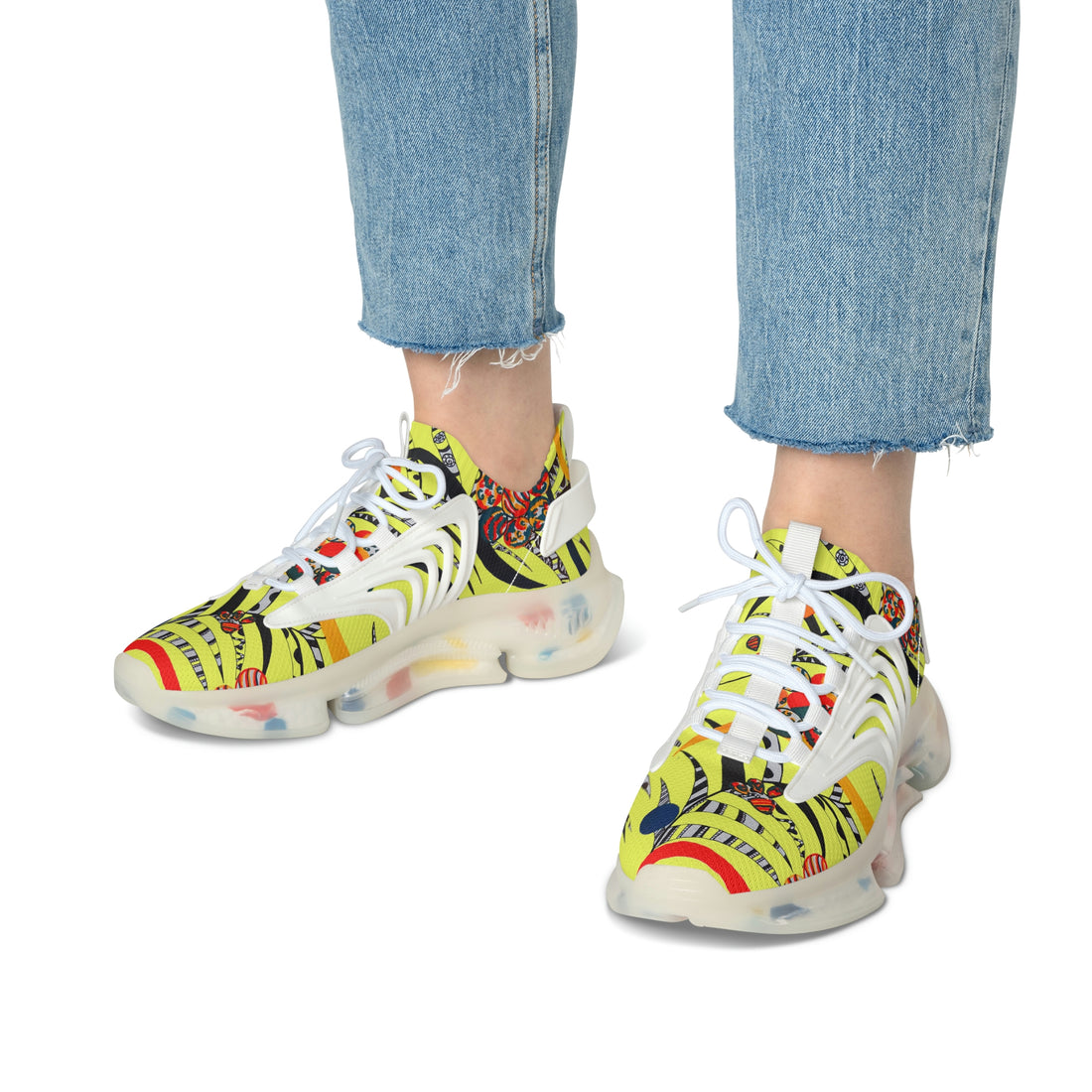 Canary Wicked OTT Women's Mesh Knit Sneakers