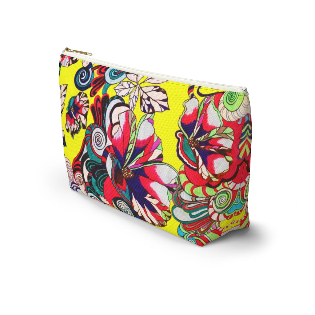 Floral Pop Canary Accessory Pouch
