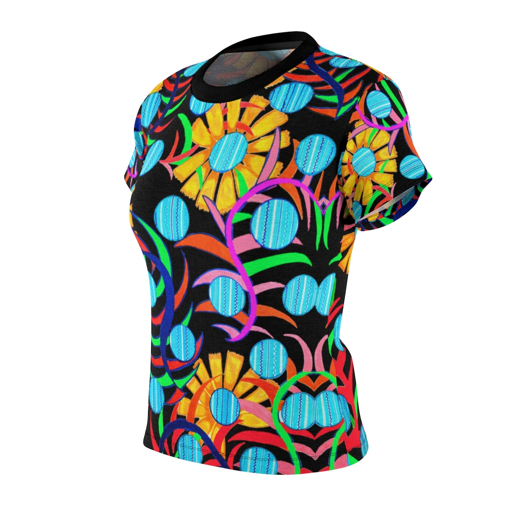 Sunflower AOP Black T-shirt