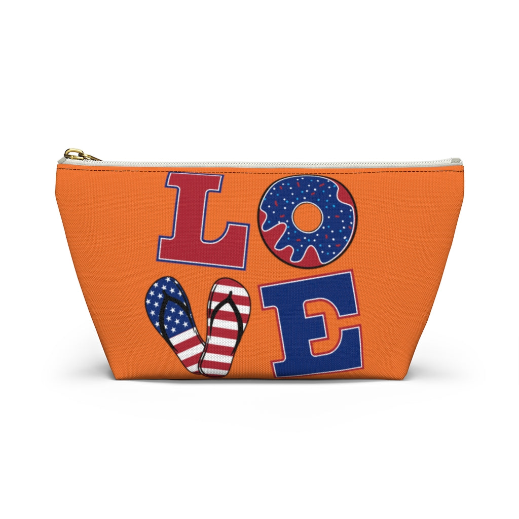Love Orange Accessory Pouch
