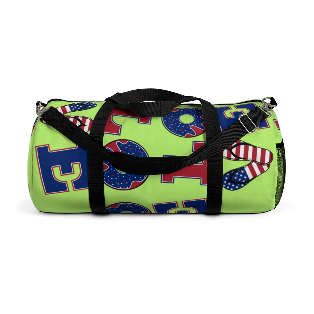 American Love Lime Duffel Bag