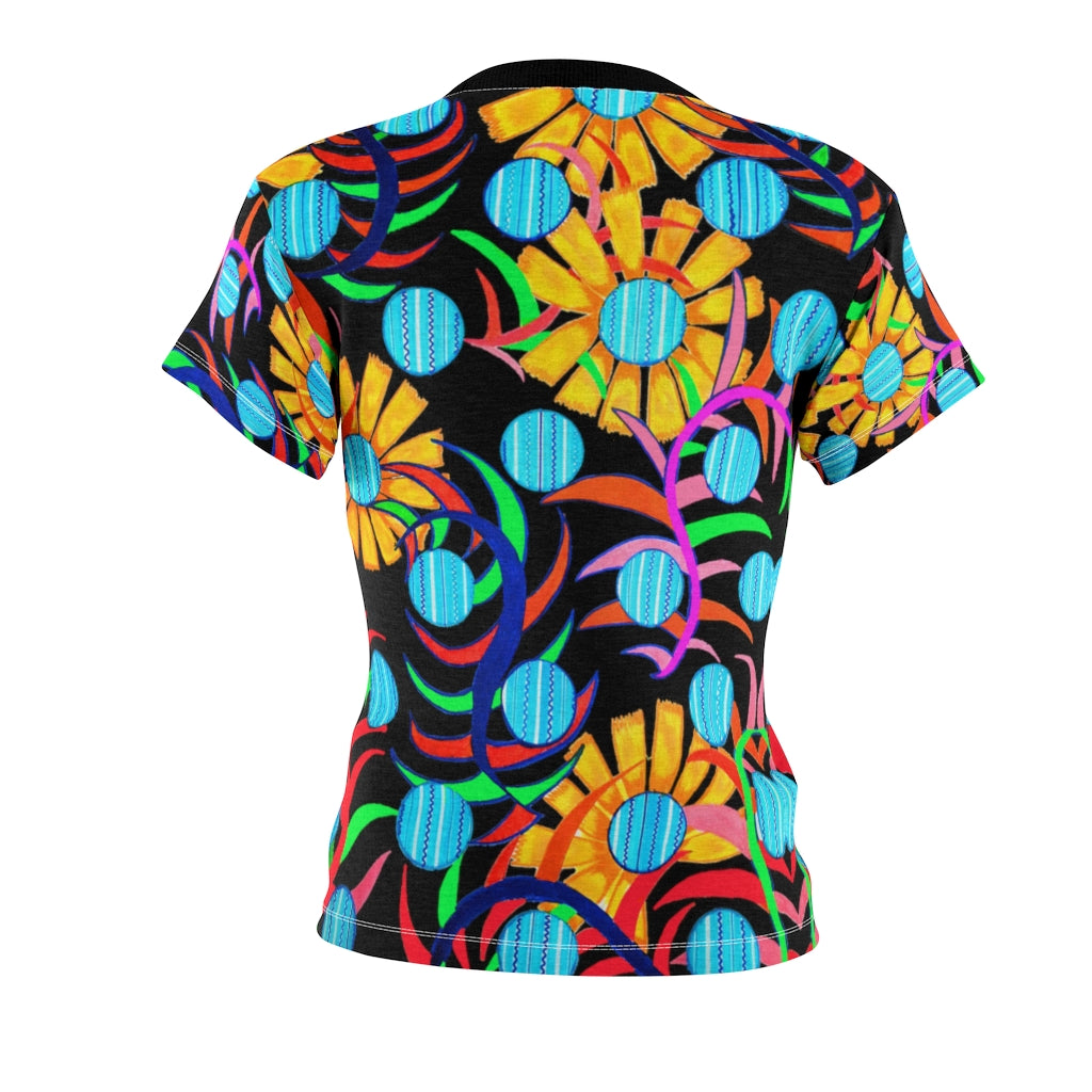 Sunflower AOP Black T-shirt