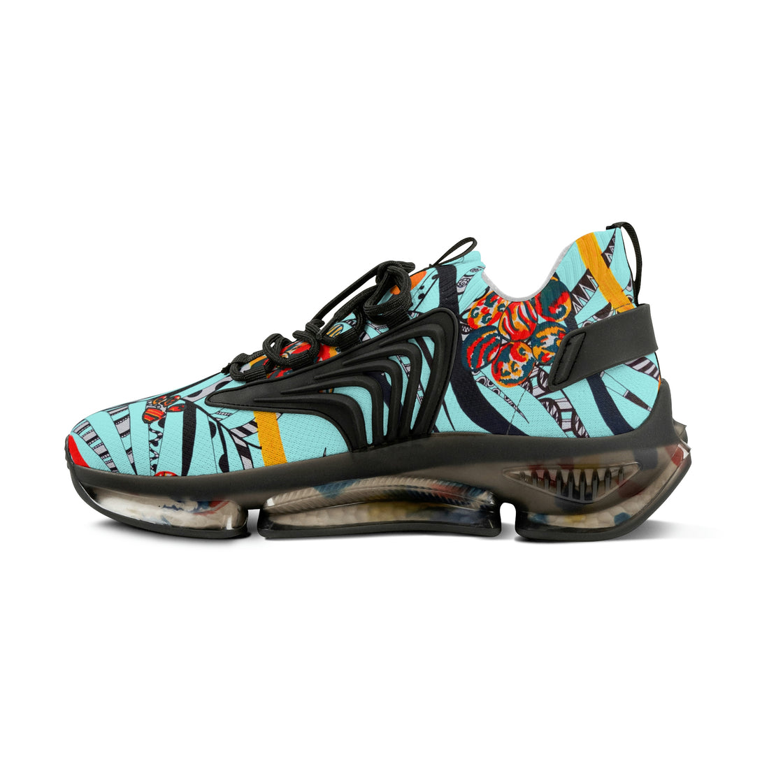 Icy Blue Wildly Wicked OTT Men's Mesh Knit Sneakers