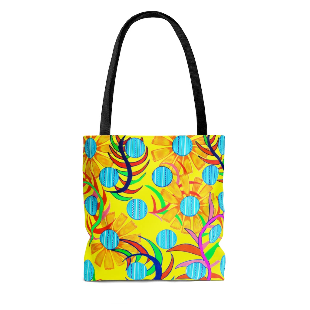 AOP The Sunflower Yellow Tote Bag