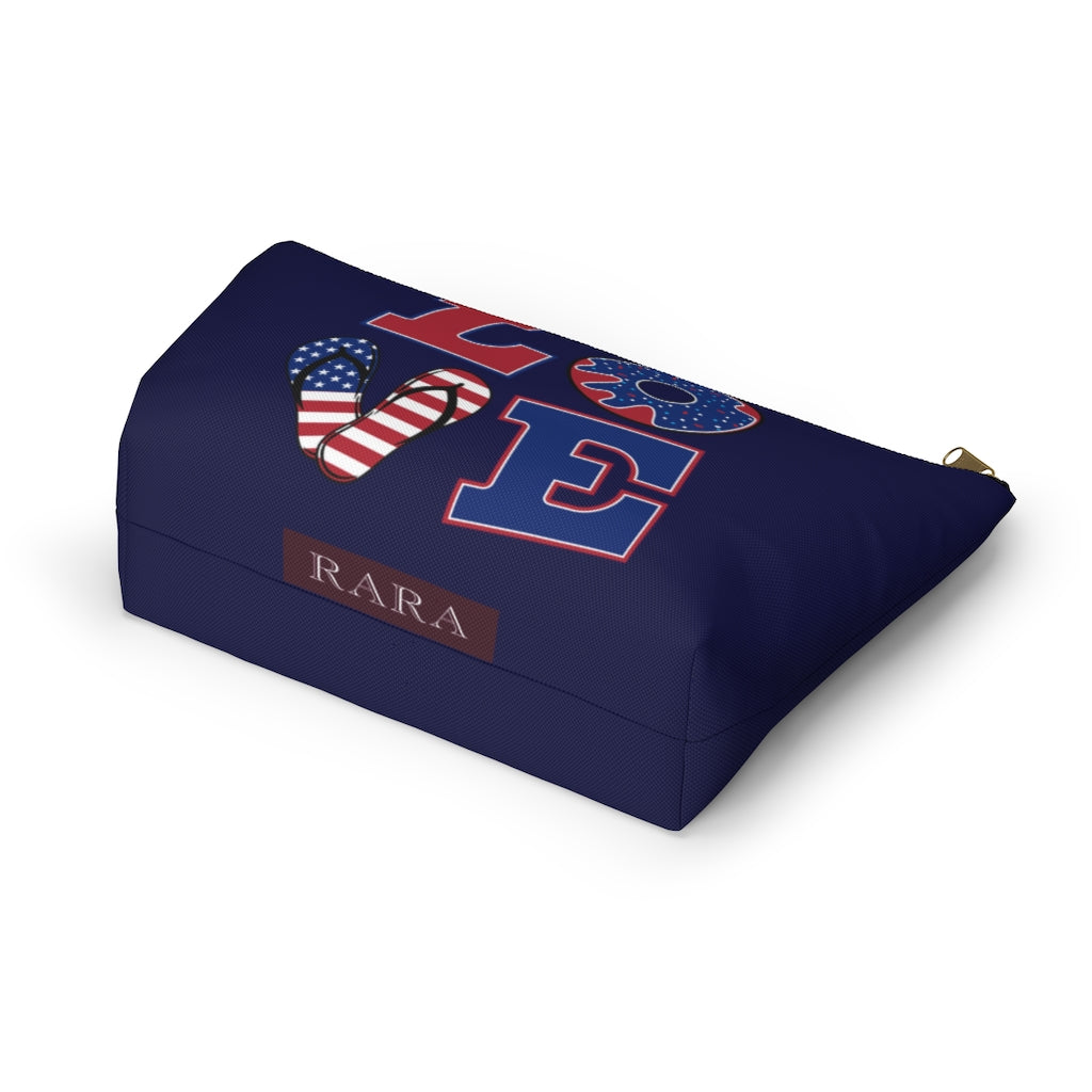 Love Navy Accessory Pouch
