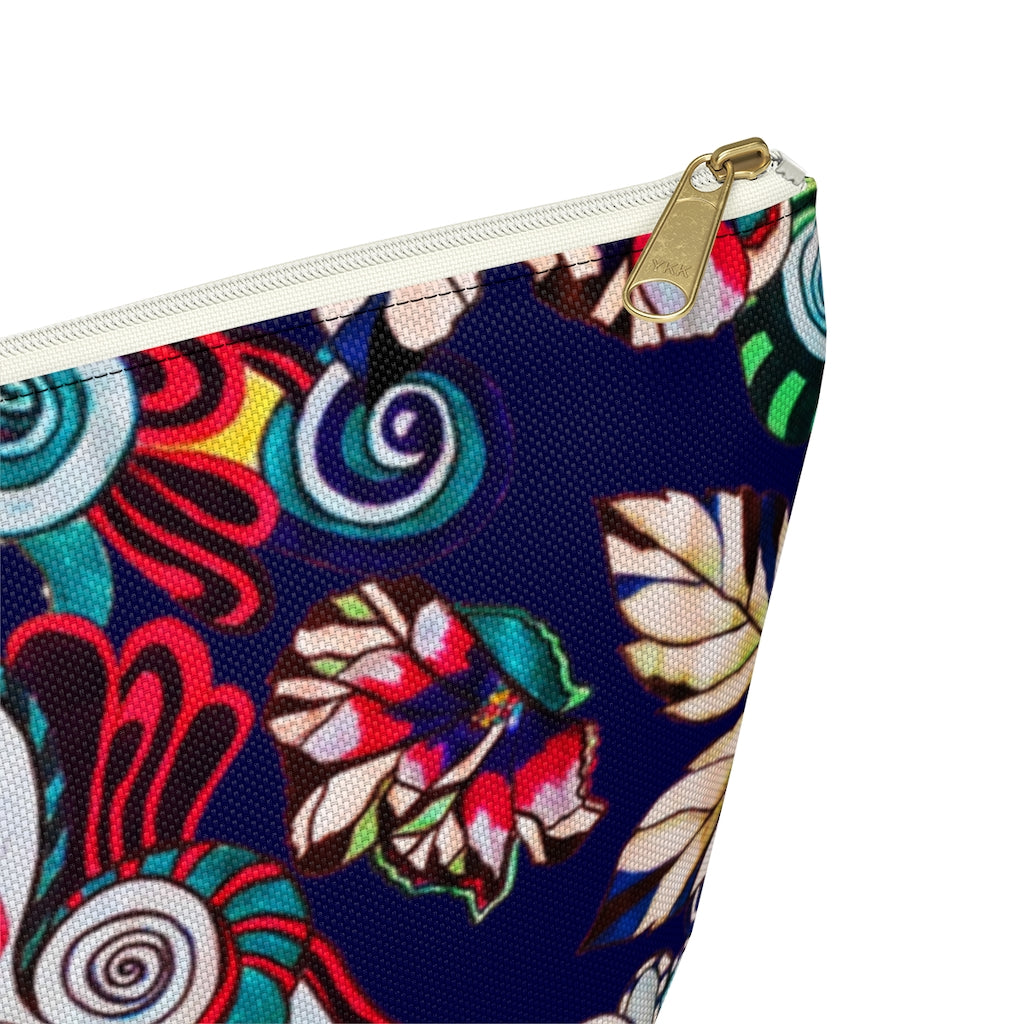 Floral Pop Ink Accessory Pouch