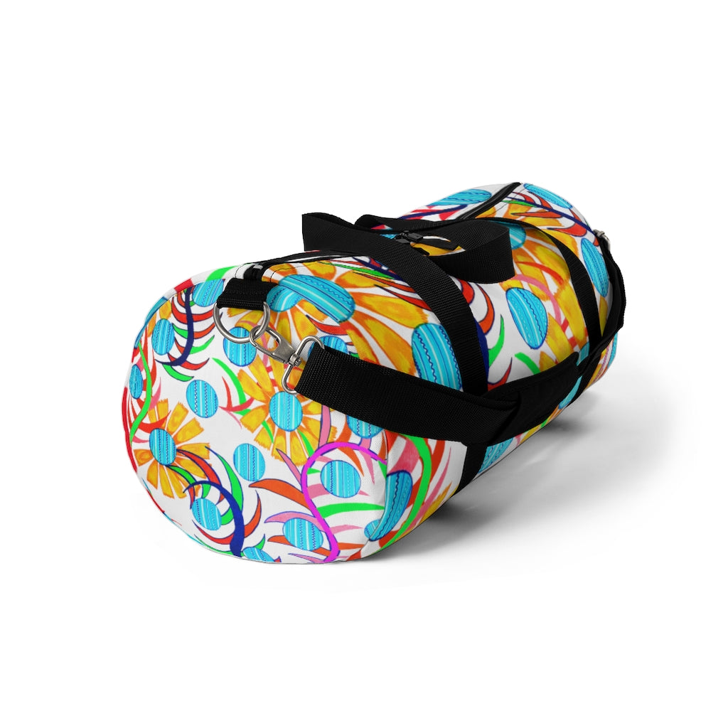 Sunflower Jet White Duffel Bag