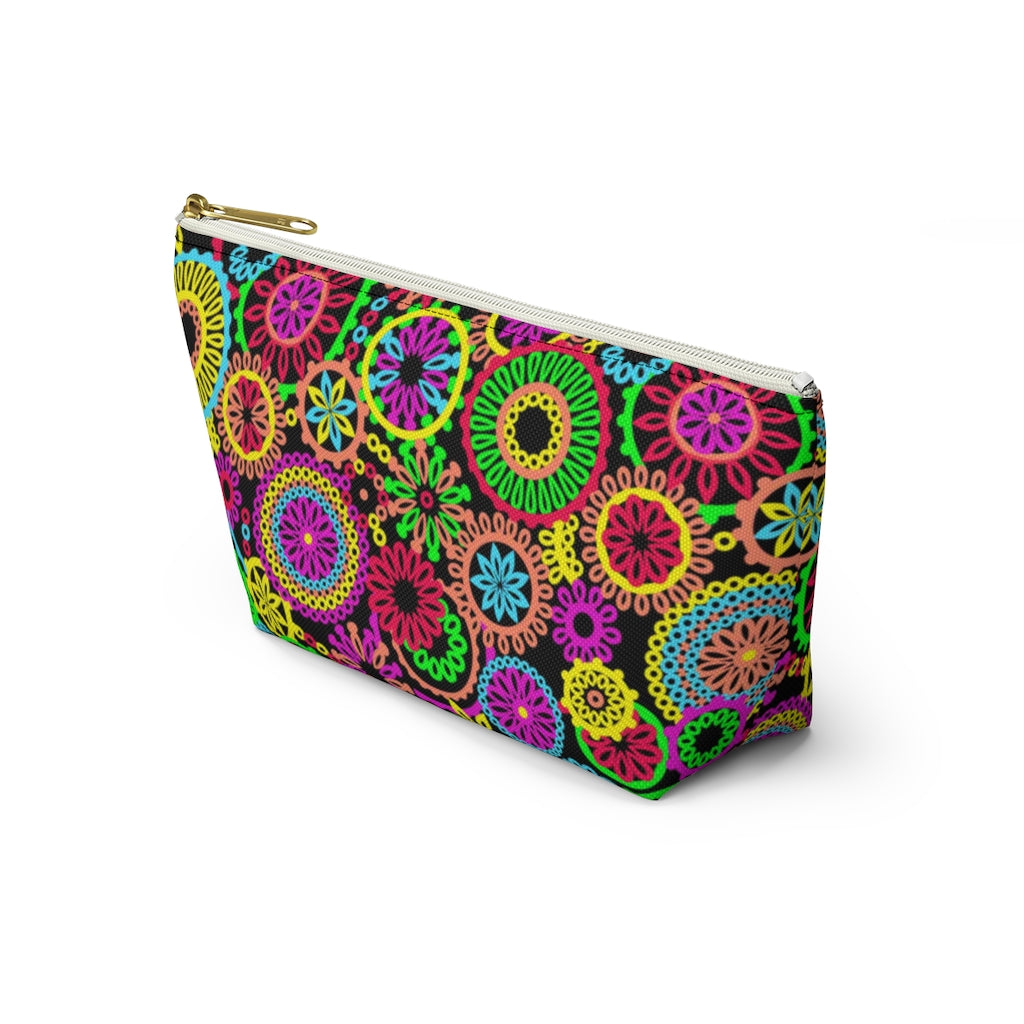 The 70's Vibe Black Accessory Pouch